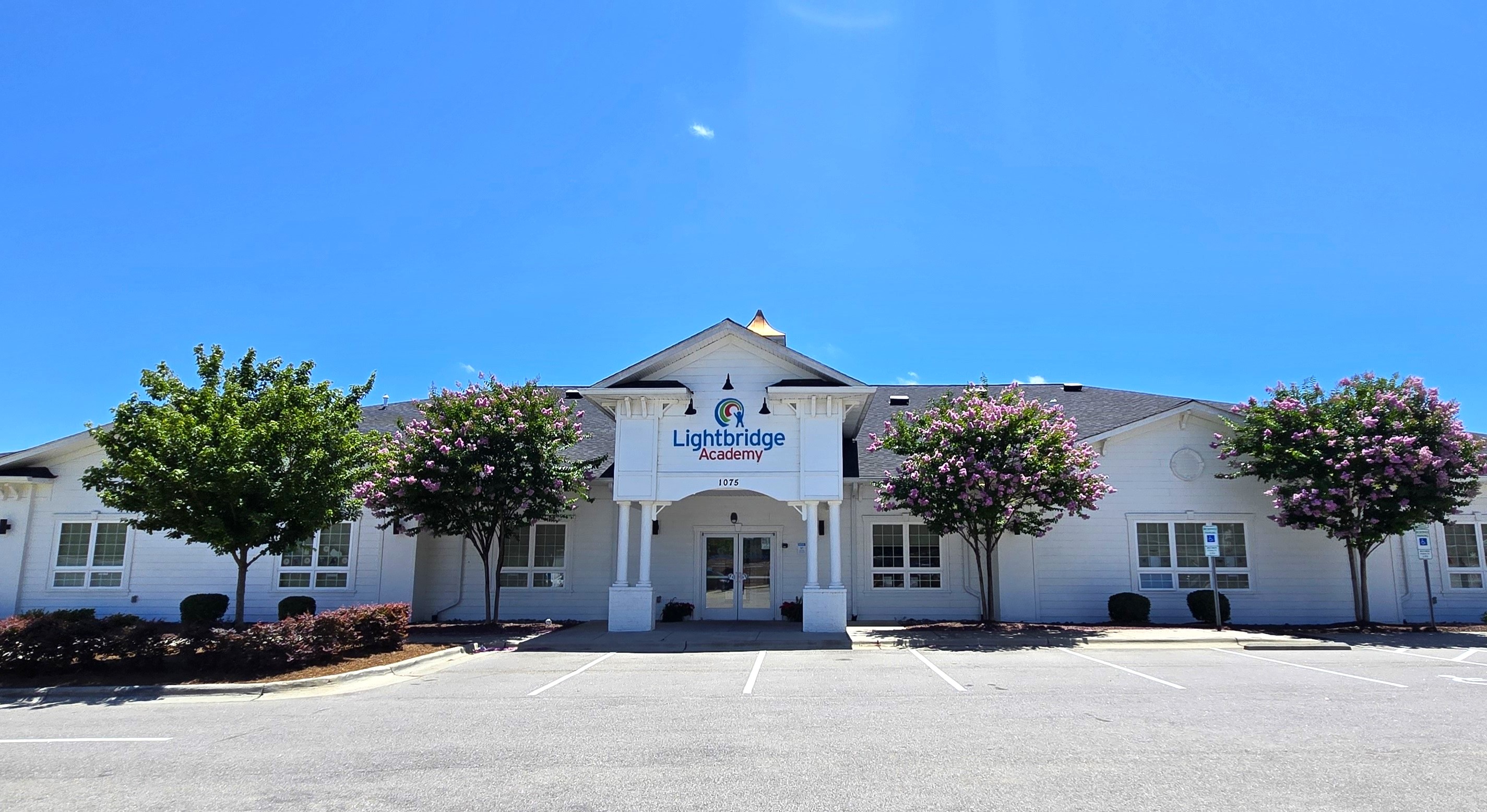 A view of the Lightbridge Academy center of Apex, NC