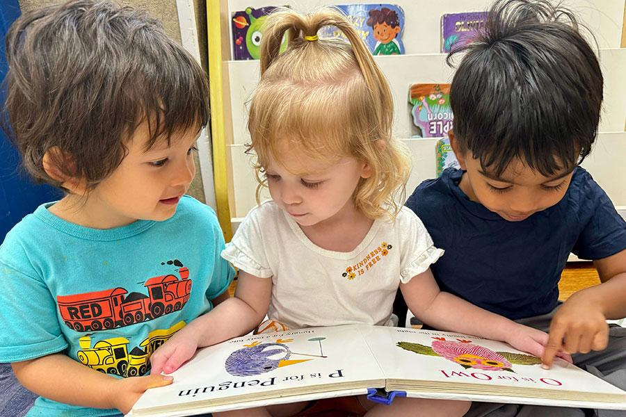 Children reading