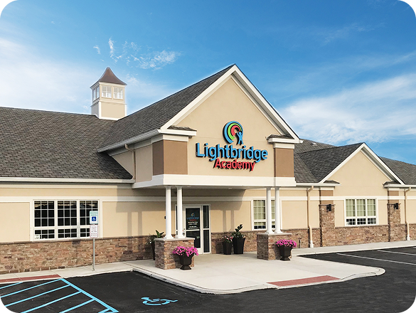 The outside of a Lightbridge Academy.