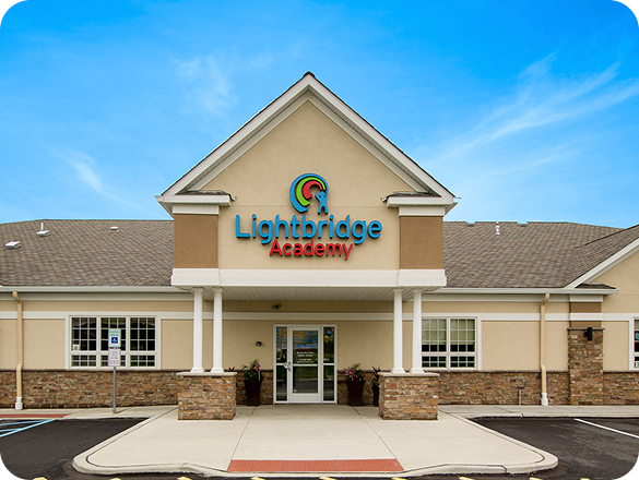 The outside of a Lightbridge Academy.