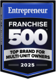 Entrepreneur Franchise 500 badge