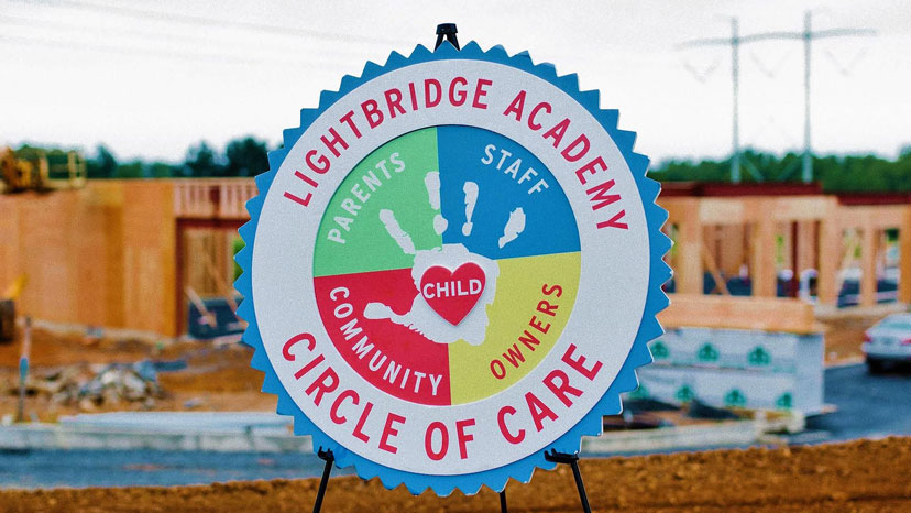 Lightbridge Academy Circle of Care Signage