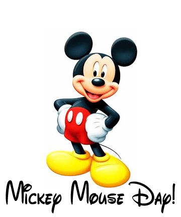 Mickey Mouse Day!